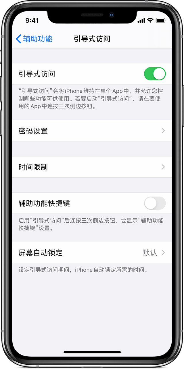 茶山镇苹果手机维修分享如何在 iPhone 上退出引导式访问 