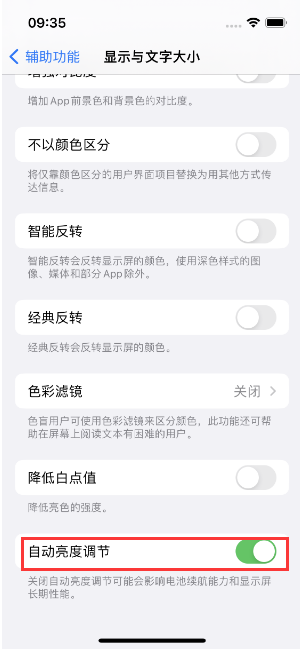 茶山镇苹果15维修店分享iPhone 15 Pro系列屏幕亮度 