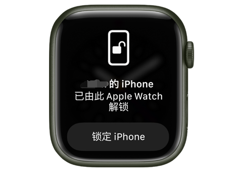 茶山镇苹果手机维修分享用 AppleWatch 解锁配备面容 ID 的 iPhone方法 