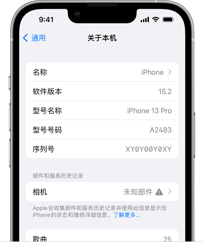 茶山镇苹果维修分享iPhone 出现提示相机“未知部件”是什么原因？ 