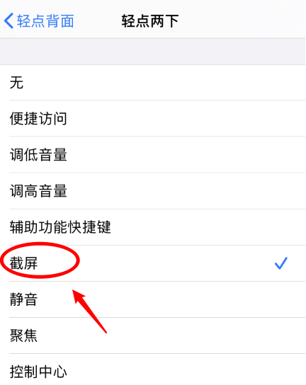 茶山镇苹果手机维修分享iPhone12如何启用双击截屏 